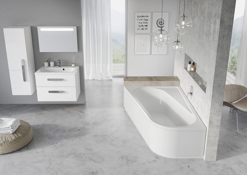 Ванна CHROME 160х105 R белая Ravak CA61000000 - Вид №2