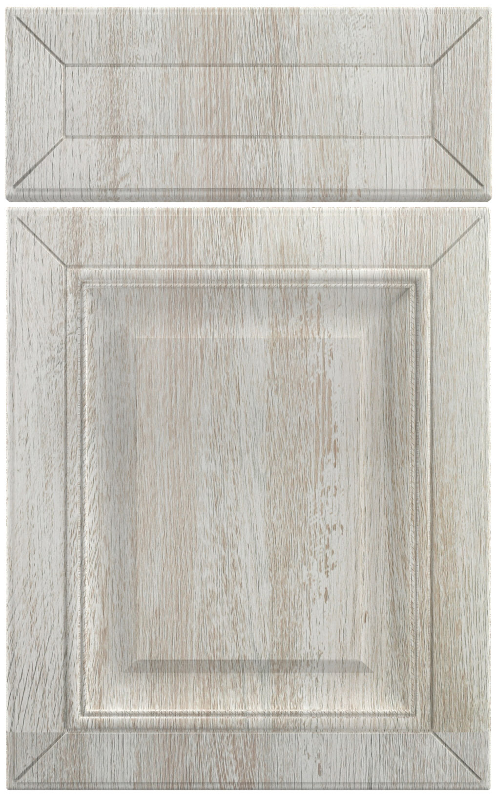 Фасады для кухни Классика Фрезеровка «Сорбонна+» Дуб винтаж белый №514 SIDAK SIST255-10644