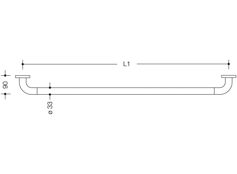 477.30D3S Полотенцедержатель Active+ HEWI Serie 477/801  - Вид №1