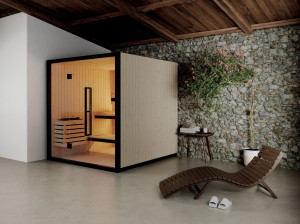 Финская сауна с хромотерапией