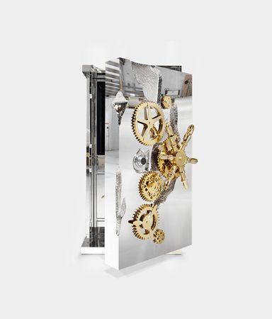 0-213 Роскошный серебряный сейф миллионера Boca Do Lobo  - Вид №23