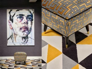 Aldeco Ткань с графическими мотивами Invicta