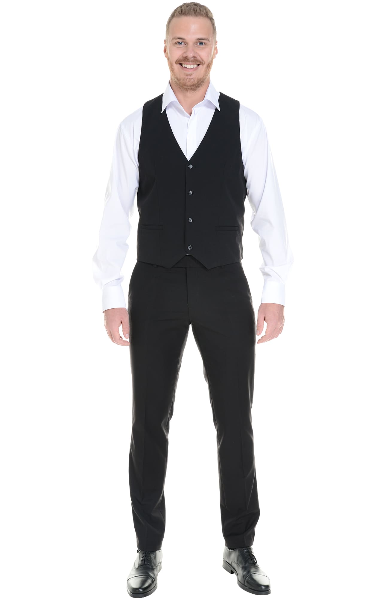 62869 Жилет  мужской BLACK El-Risto  Одежда для официантов  размер 54  - Вид №7