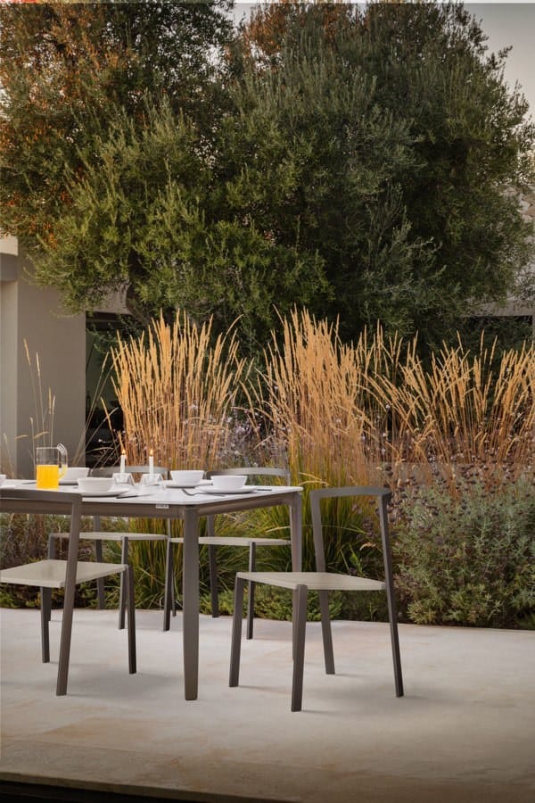 Алюминиевый штабелируемый садовый стул с порошковым покрытием MY YOUR Push ARCH-00111518 - Вид №12