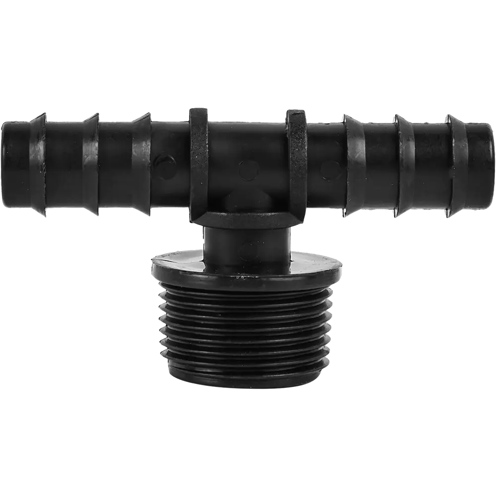 Тройник BOUTTE для систем капельного полива 16 мм с резьбой 3/4" 87270967 STLM-0073587 - Вид №1