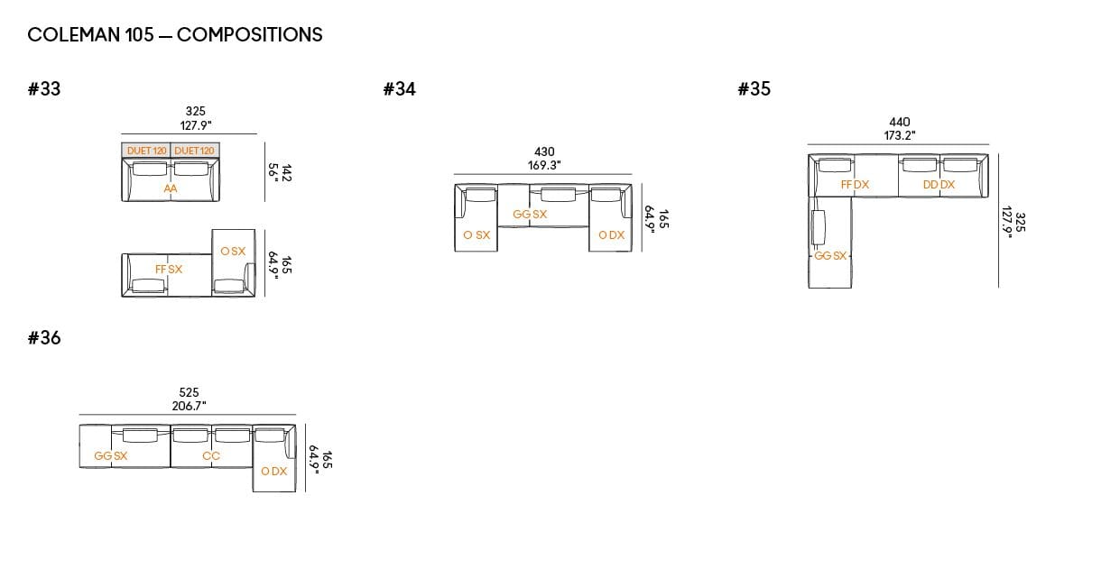 Sectional sofa Casamania & Horm Coleman ARCH-00132596 - Вид №15