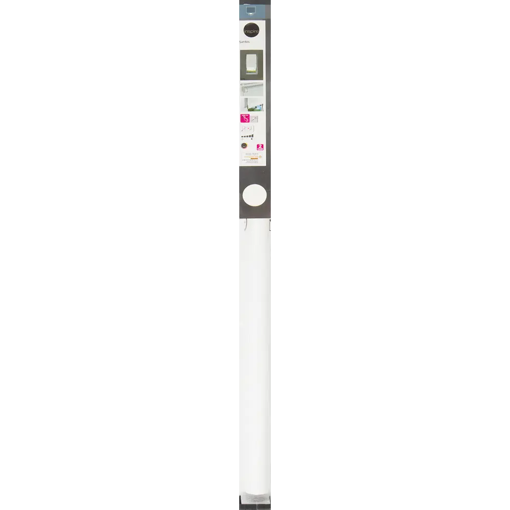 Штора рулонная блэкаут Inspire Santos 40x160 см белая White 0 82688233 STLM-2188690 - Вид №10