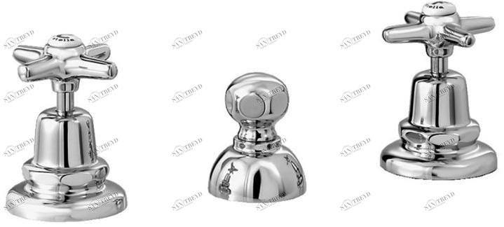 RUBINETTERIE STELLA Смеситель для биде с 3 отверстиями Italica It00200