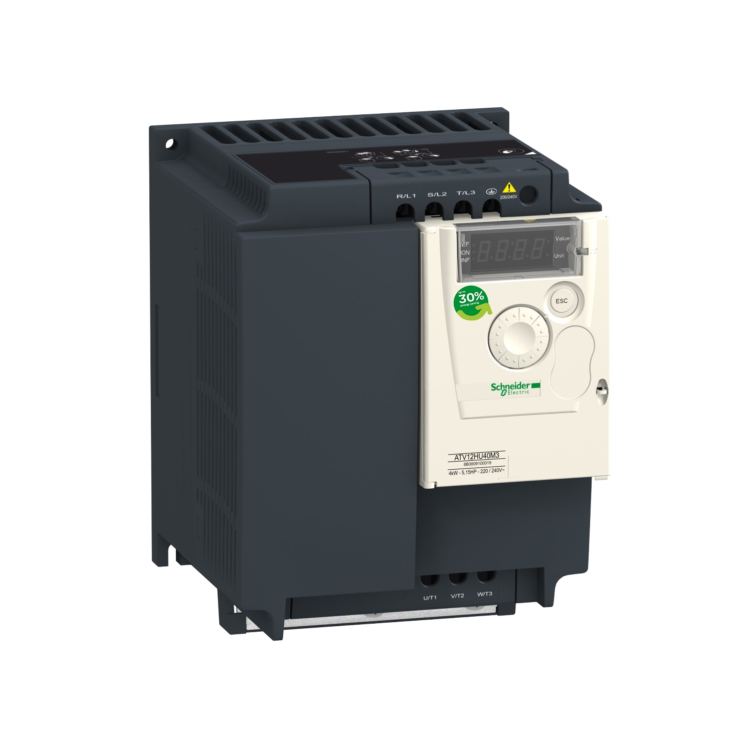 ATV12HU30M3 ПРЕОБР ЧАСТОТЫ ATV12 3КВТ 240В 3Ф Schneider Electric ПЧ 0 - 15 кВт Altivar 320/12/312/32 