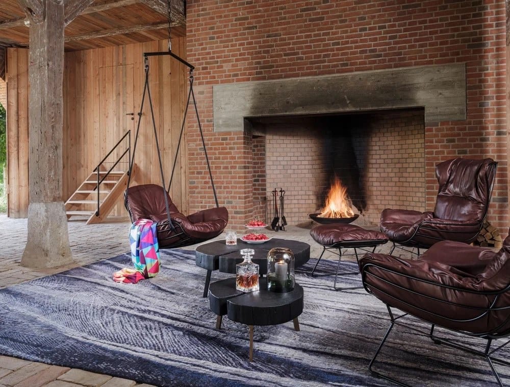 Кожаное подвесное кресло с подлокотниками Freifrau Leyasol ARCH-00072522 - Вид №2