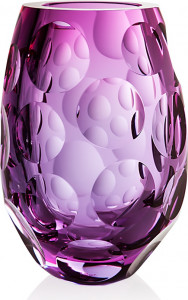 10596810 Moser Ваза 30см "Круги" п/к Хрусталь бессвинцовый