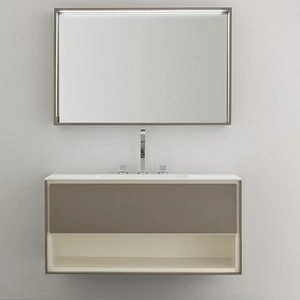 Комплект мебели для ванной комнаты. Лакировка снаружи/ лакировка внутри FRAME fr9