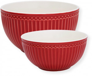 Набор из 2-х пиал Alice red