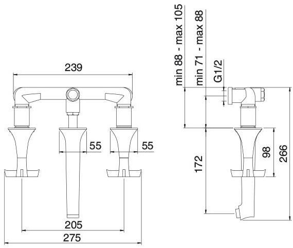 Rubinetterie Treemme Bridge  7852  - Вид №4