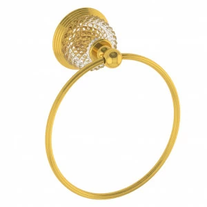 C47-510 C47-510 Кольцо для полотенца настенное АЛМАЗНЫЙ КУПОЛ Cristal & Bronze DÔME DIAMANT