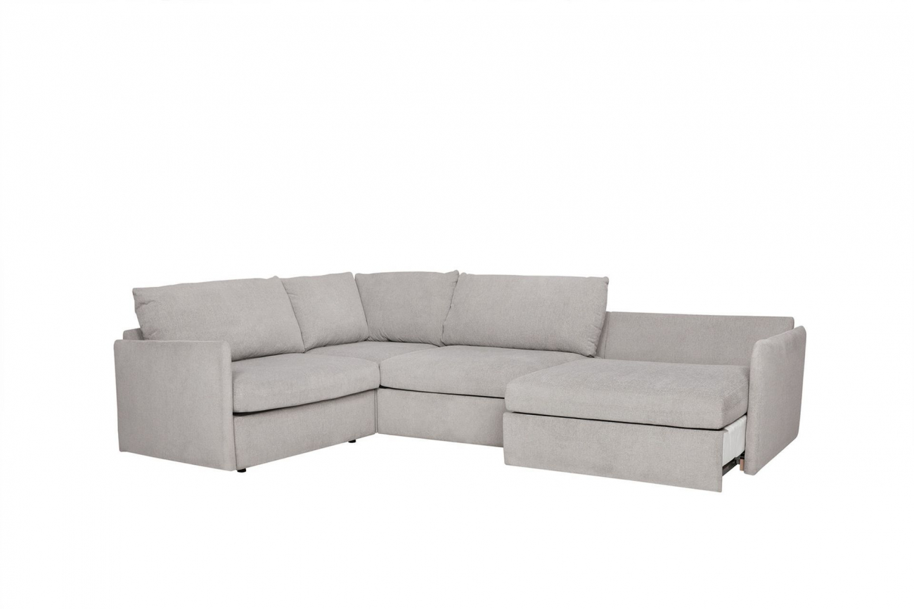 Диван-кровать Smart угловой светло-серый SITS ДИЗАЙНЕРСКИЕ, SMART 192340 Серый  - Вид №9