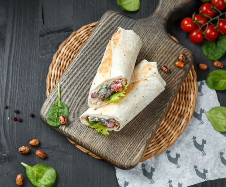 9483 Фреш ролл с овощами Вкусляндия 