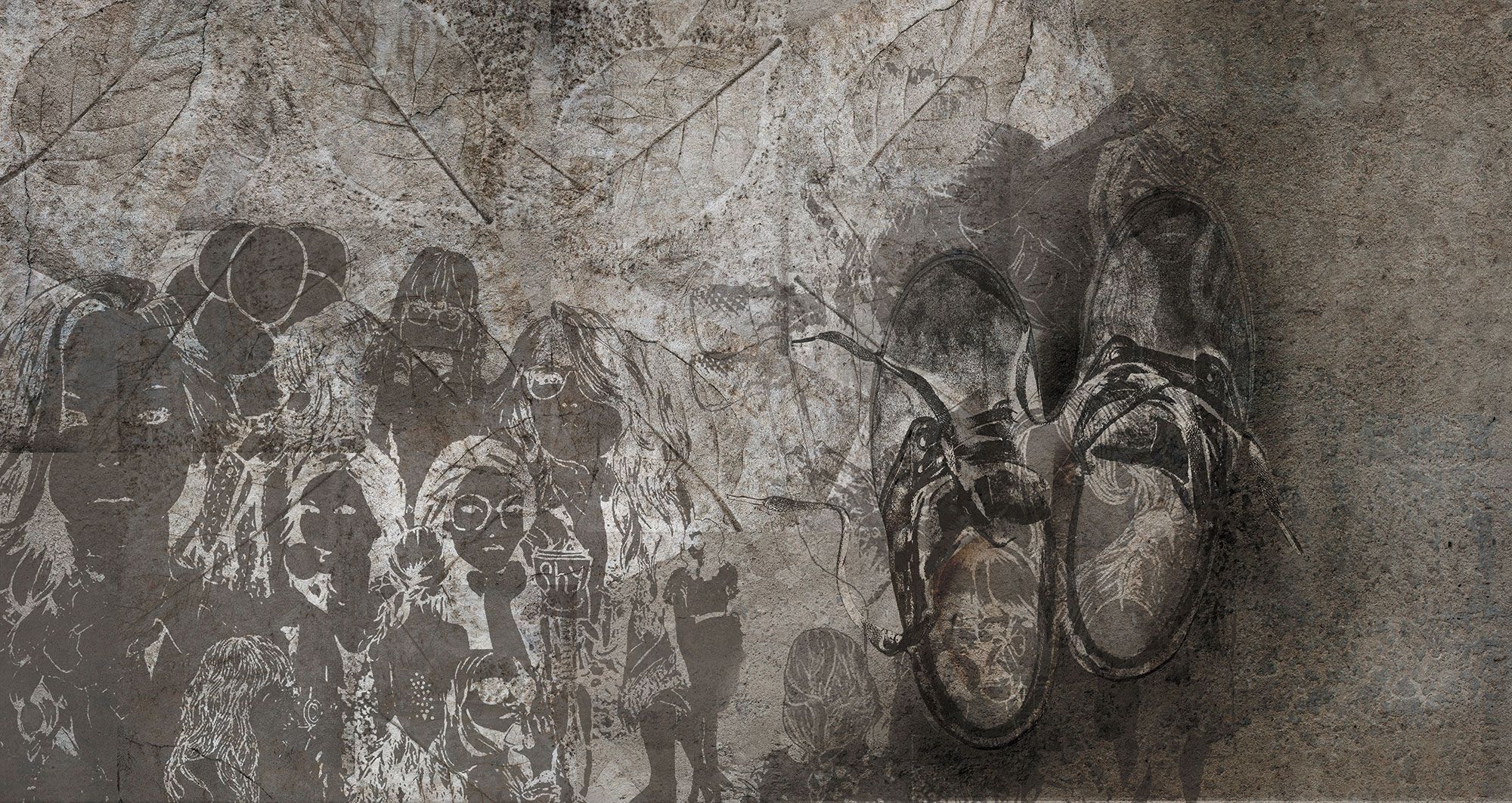 Огнестойкие водонепроницаемые прорезиненные обои из стекловолокна Tecnografica декоративные ARCH-00063325 - Вид №2