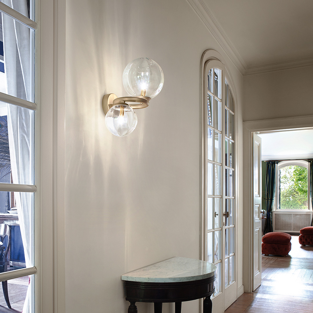 Vistosi PUPPET RING AP 2 CR/BKS бра 119254 - Вид №1