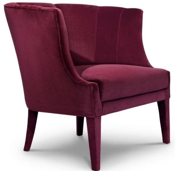 BRABBU Бархатное кресло с подлокотниками sun-id-1433750 - Вид №2