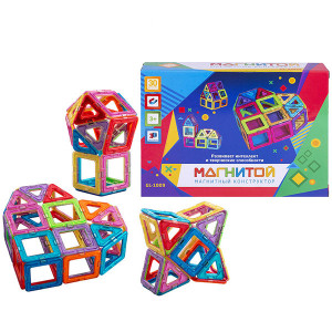 GL-1009 Конструктор магнитный Сердце (30 деталей, 8 - с окном) Магнитой