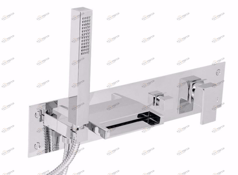 Rubinetteria Giulini Смеситель для ванны Waterfall с ручным душем Pablolux F9861-b1