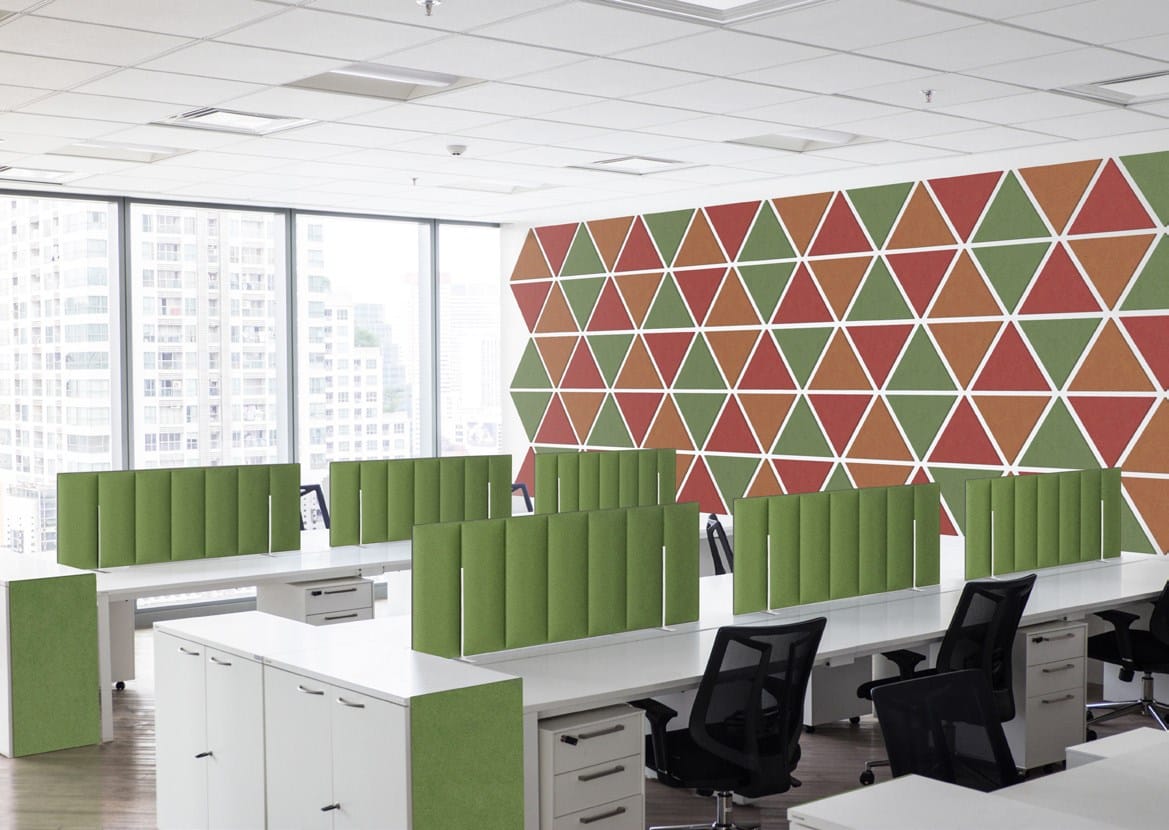 Панель перегородки из полиэфирного волокна Slalom ECOrange ARCH-00068427 - Вид №1