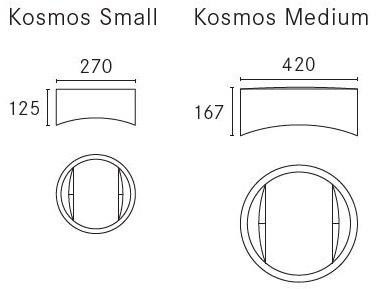 Cariboni group Алюминиевый светодиодный уличный настенный светильник Kosmos sun-id-1472243 - Вид №2