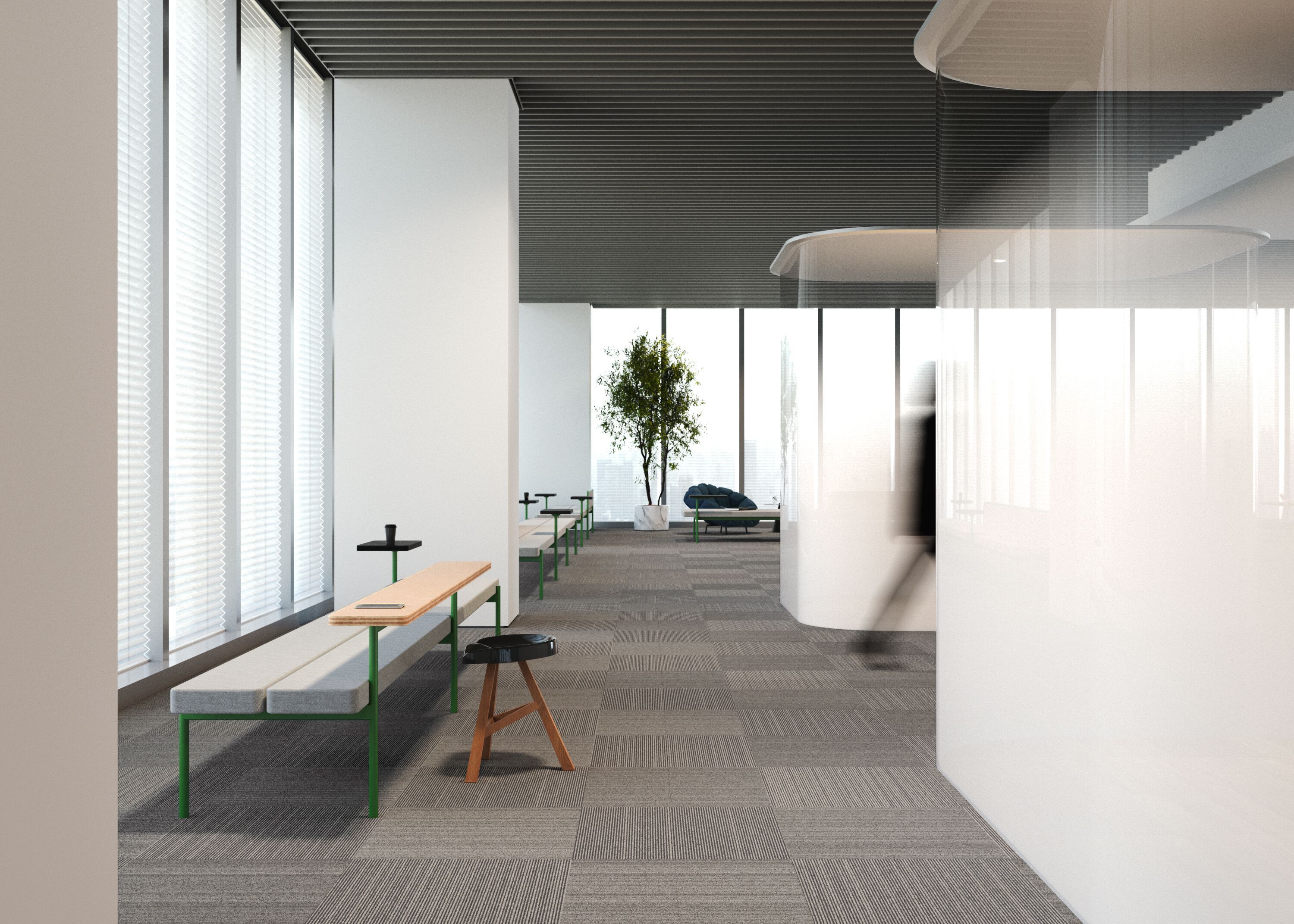 Модульная мягкая скамейка из ткани Established&Sons Island ARCH-00100058 - Вид №44