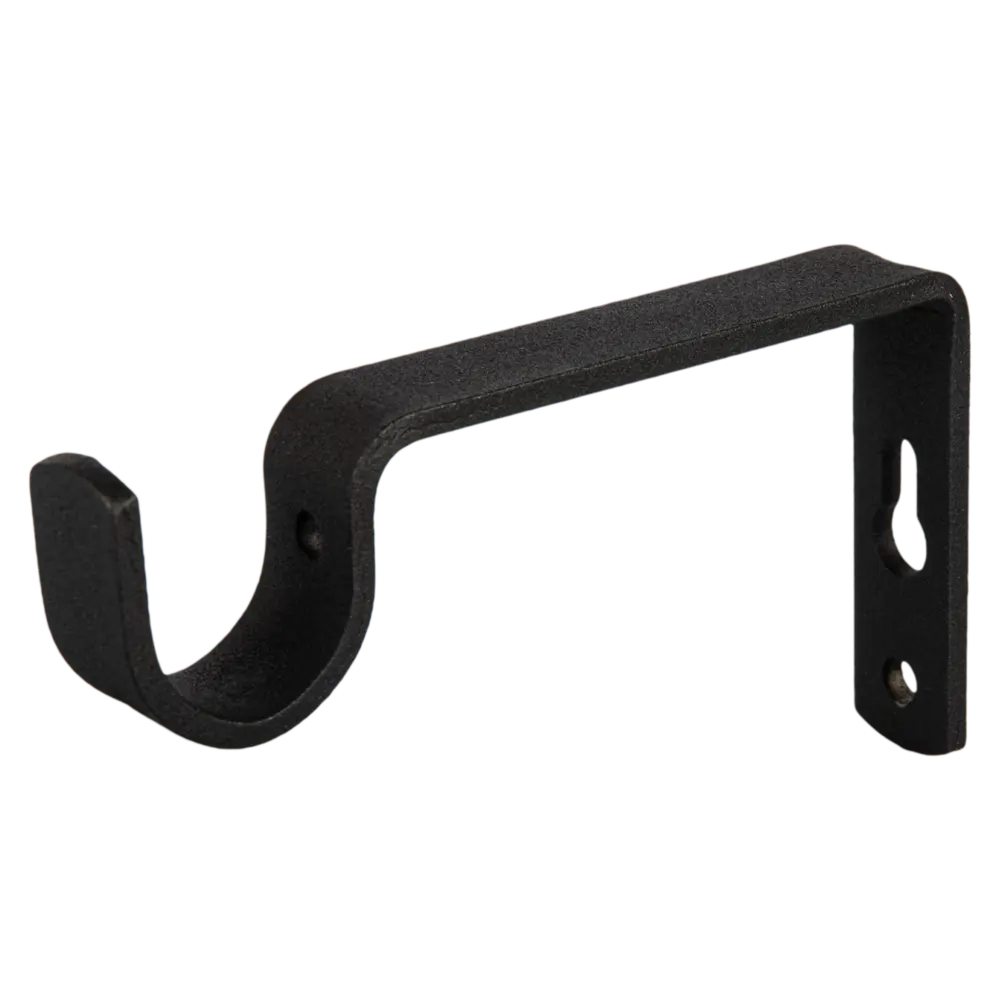 Держатель однорядный сталь D2 см цвет черный матовый ORBIS STLM-2184644