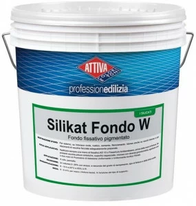 ATTIVA Пигментированная грунтовка на силикатной основе для толстых циклов Fondi ed impregnanti