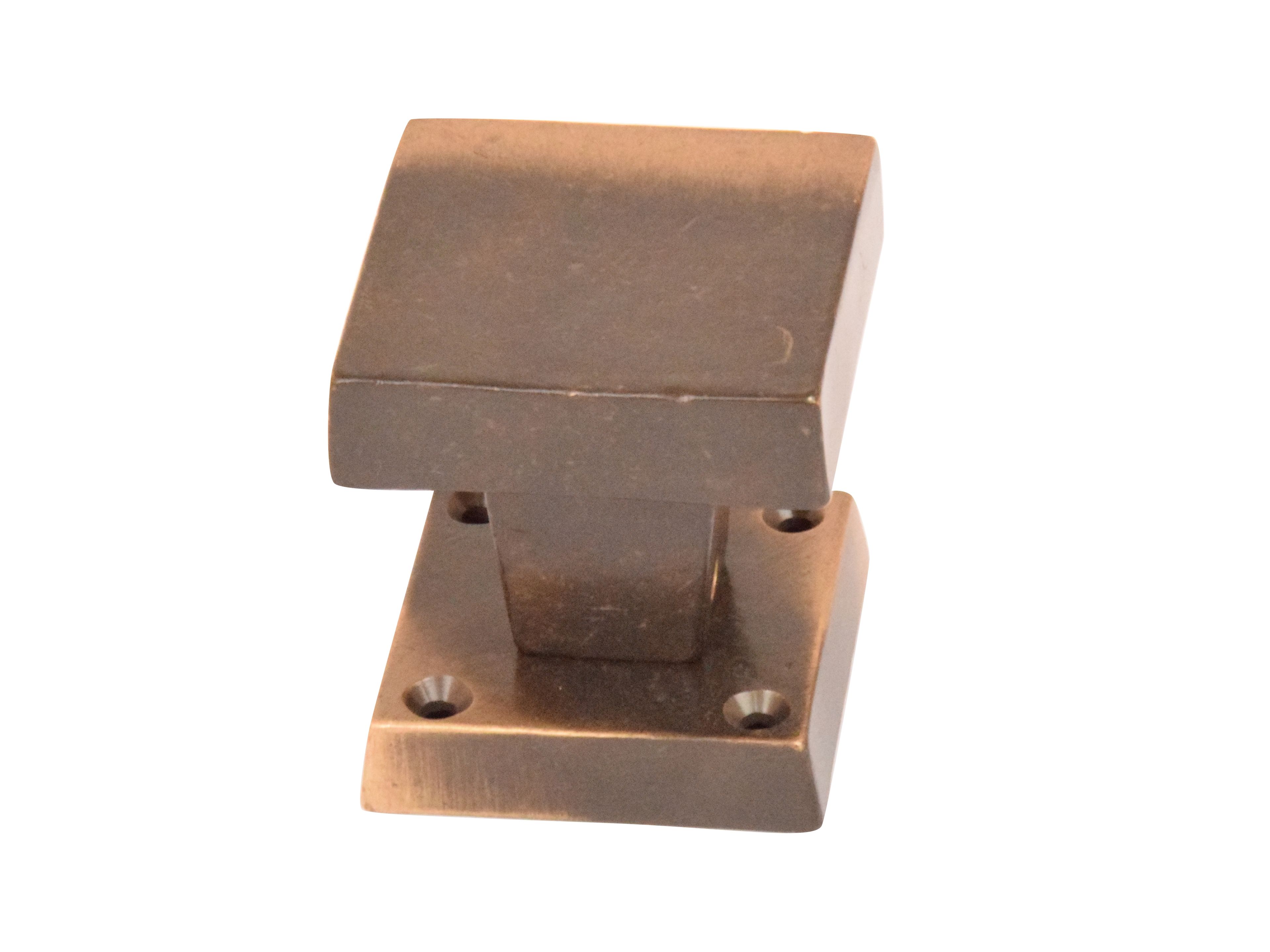 Бронзовая дверная ручка GIARA ART DESIGN-BRONZE гладкая ARCH-00020652 - Вид №1