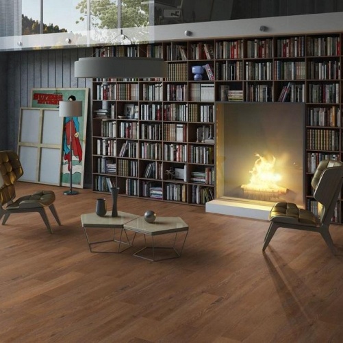 Виниловый ламинат Tarkett New Age Exotic Дуб с брашью (Текстурированная) 914,4х152,4/101,6 мм 1000901201 - Вид №5