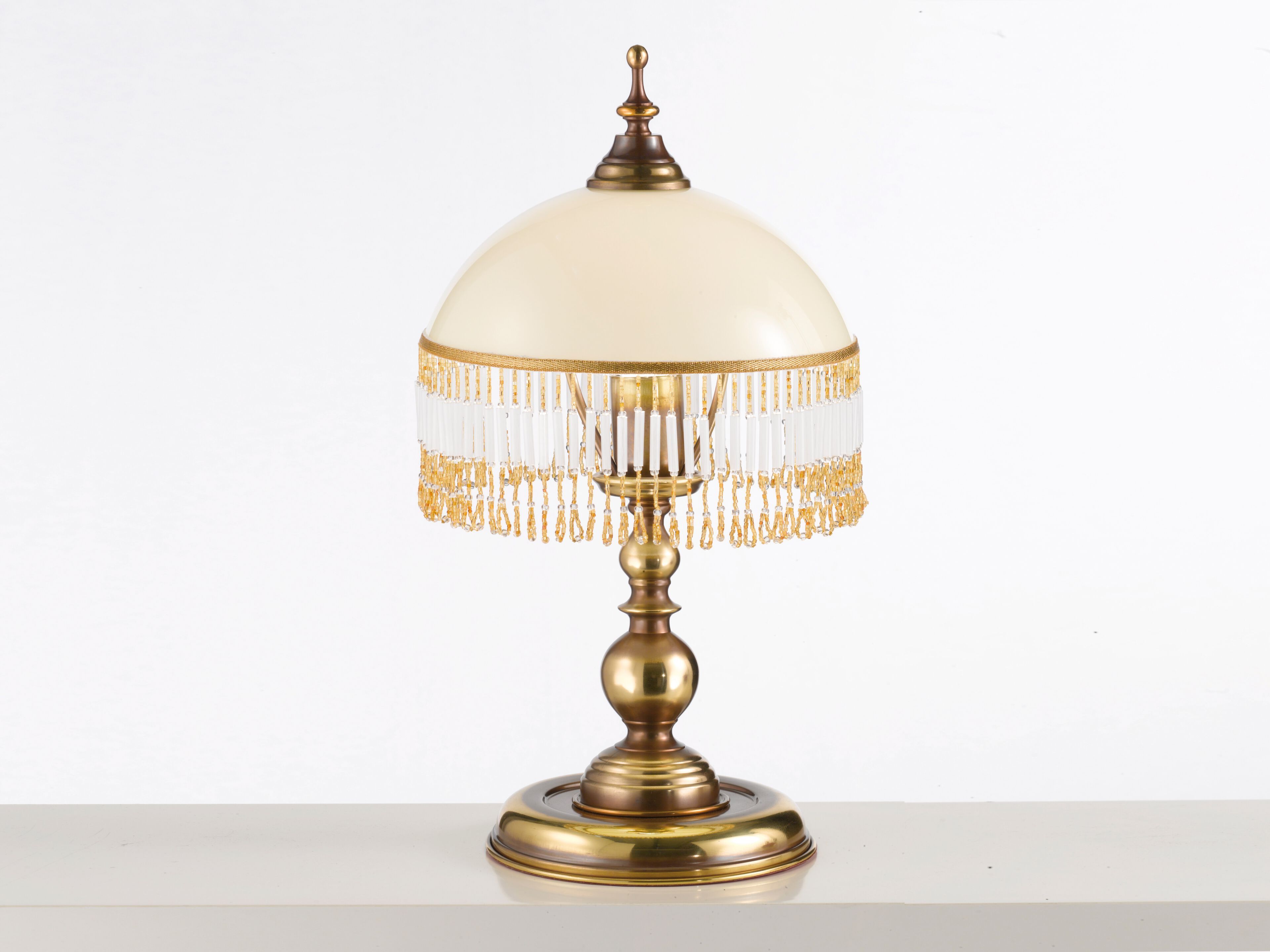 Металлическая светодиодная настольная лампа с кристаллами Cremasco Illuminazione световые работы ARCH-00071741 - Вид №1