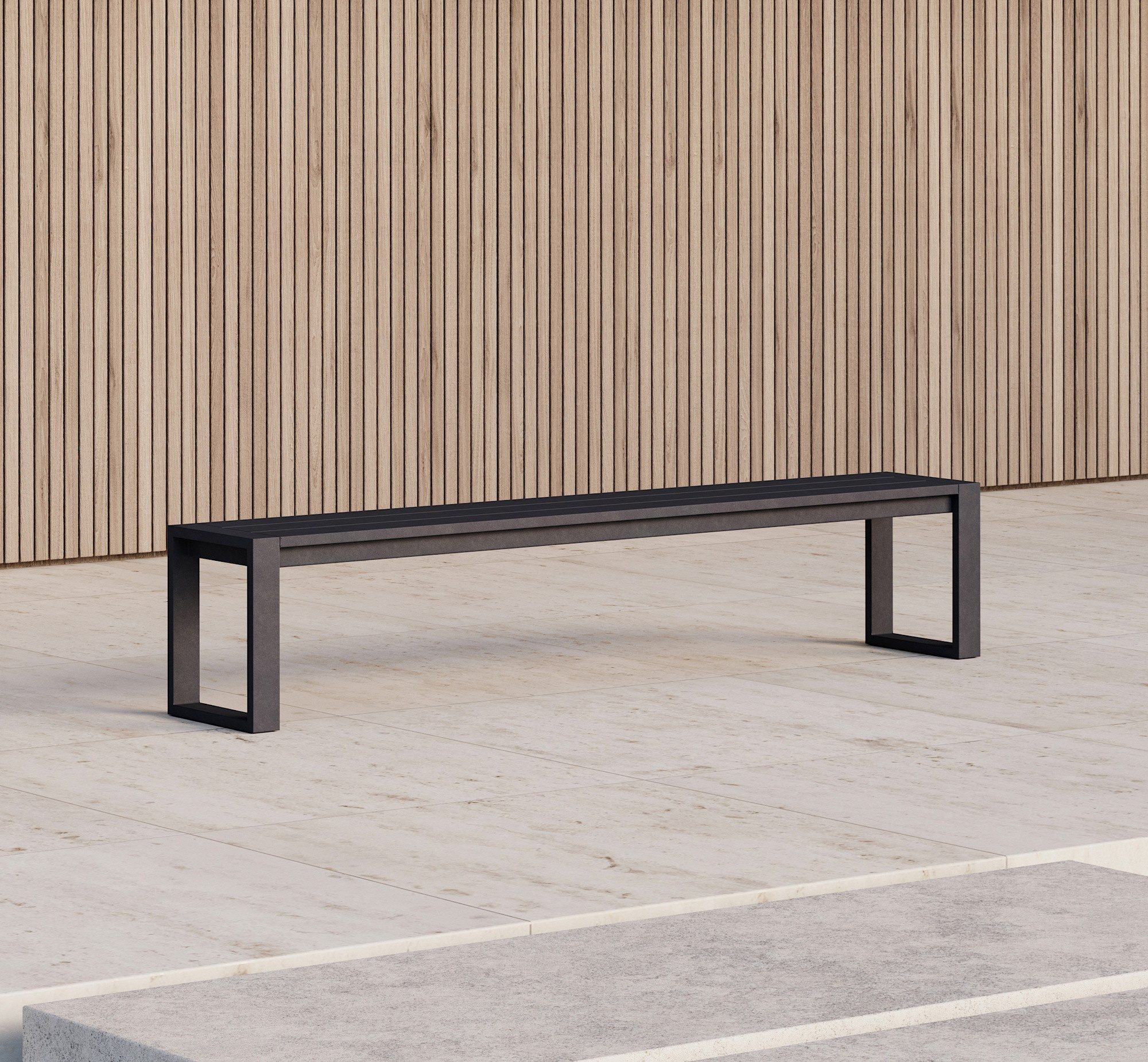 Алюминиевая садовая скамейка с порошковым покрытием Case Eos ARCH-00129468 - Вид №3