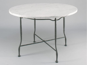 Каррарский мраморный круглый садовый стол