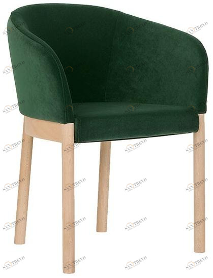 Paged Стул из ткани с подлокотниками Viena B-viena