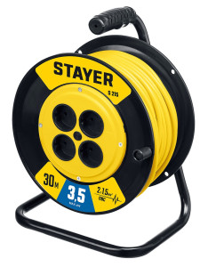 Удлинитель силовой Stayer S-215 желтый 9114784