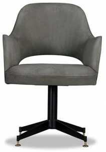 BAXTER Кожаное кресло с подлокотниками Colette