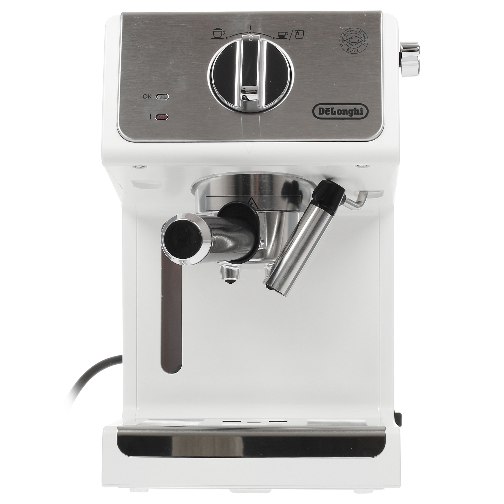 1269875 Кофеварка рожковая DeLonghi ECP 33.21.W белый STDN-0123341 - Вид №1