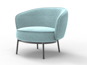 Кресло из ткани или кожи