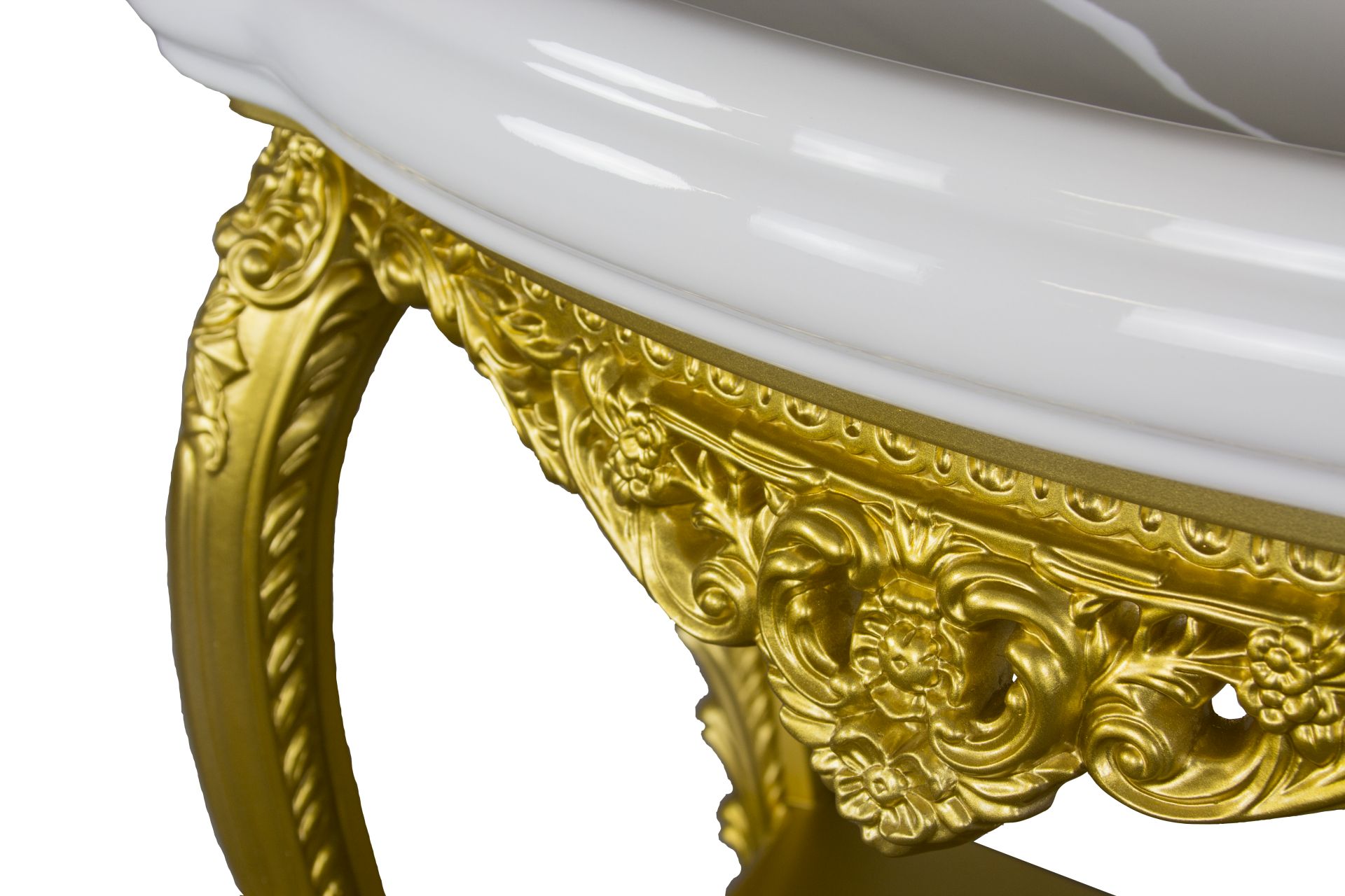 Консоль ISABELLA 80 арт. TS-10108-G/L поталь золото Tessoro TS10108GL - Вид №4