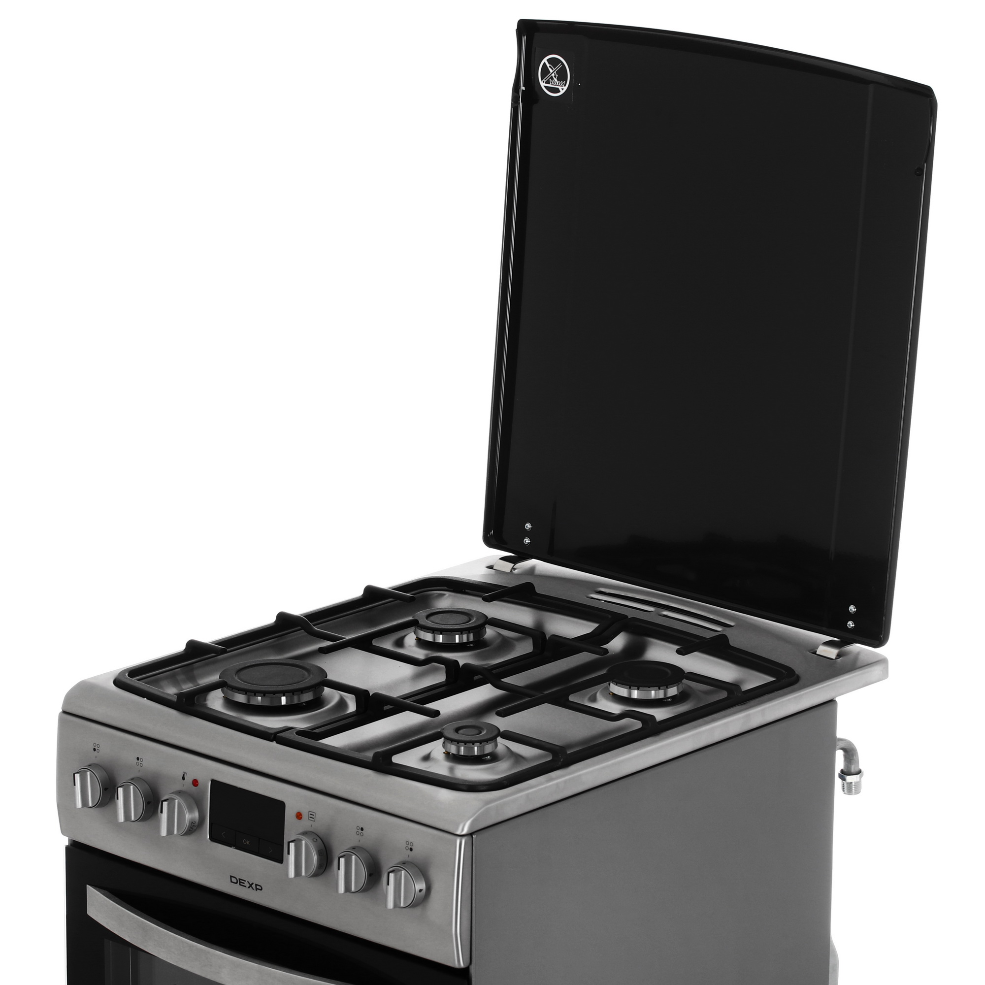 9098496 Комбинированная плита DEXP M35-1SLV серебристый STDN-0109681 - Вид №8