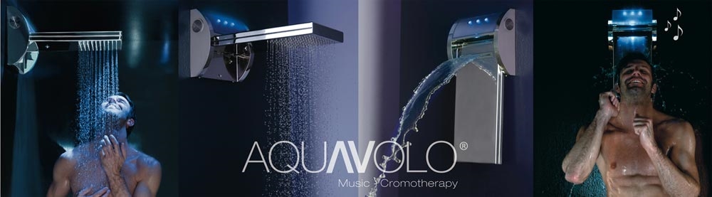 I01555 Потолочный & настенный душ Aquavolo MUSIC - CROMOTHERAPY BOSSINI  - Вид №5