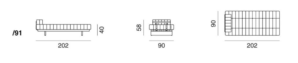 Dormeuse мягкая кожа de Sede DS-80 ARCH-00079401 - Вид №2