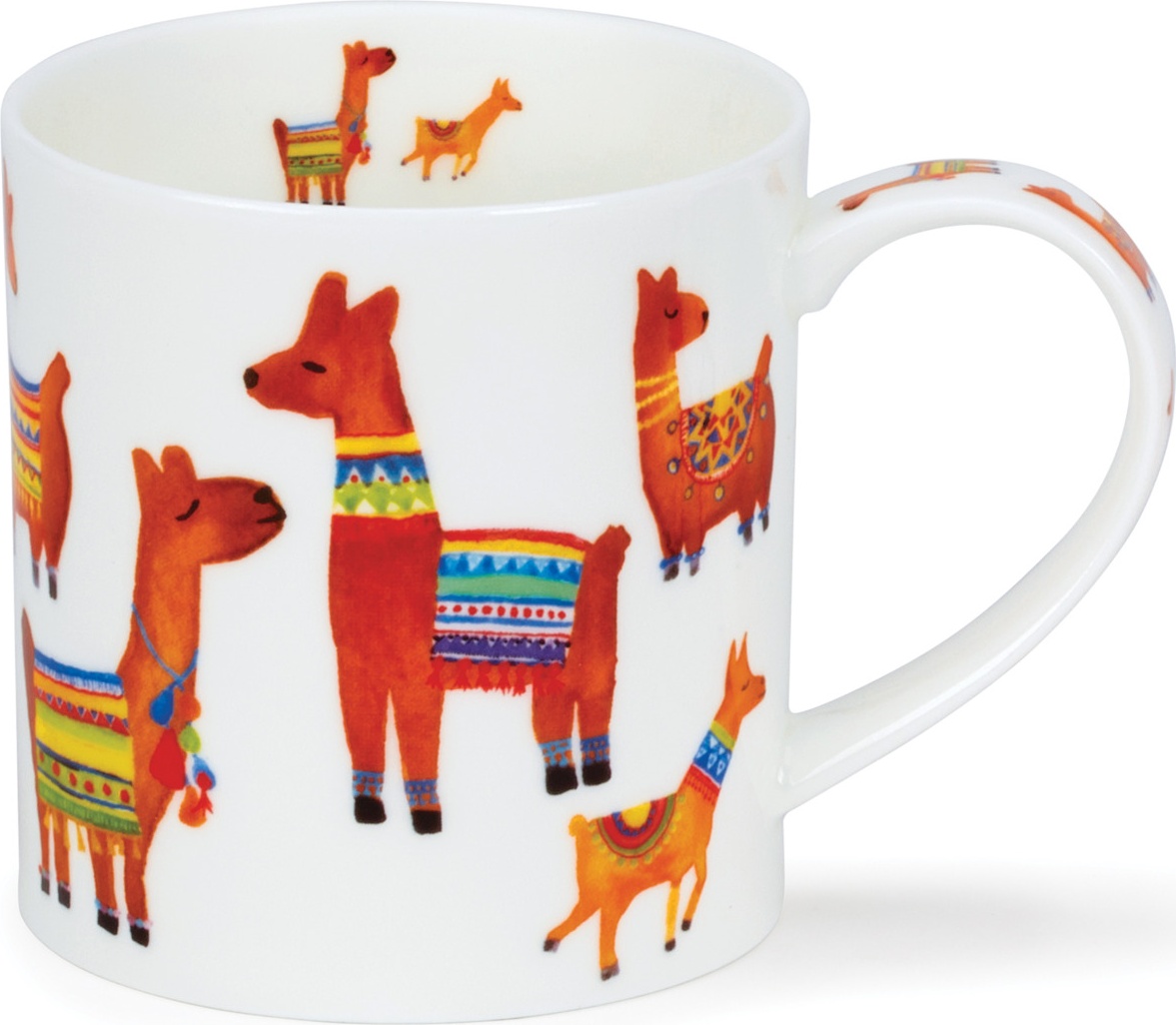 10637727 Dunoon Кружка Dunoon "Лама.Оркни" 350мл Фарфор костяной 