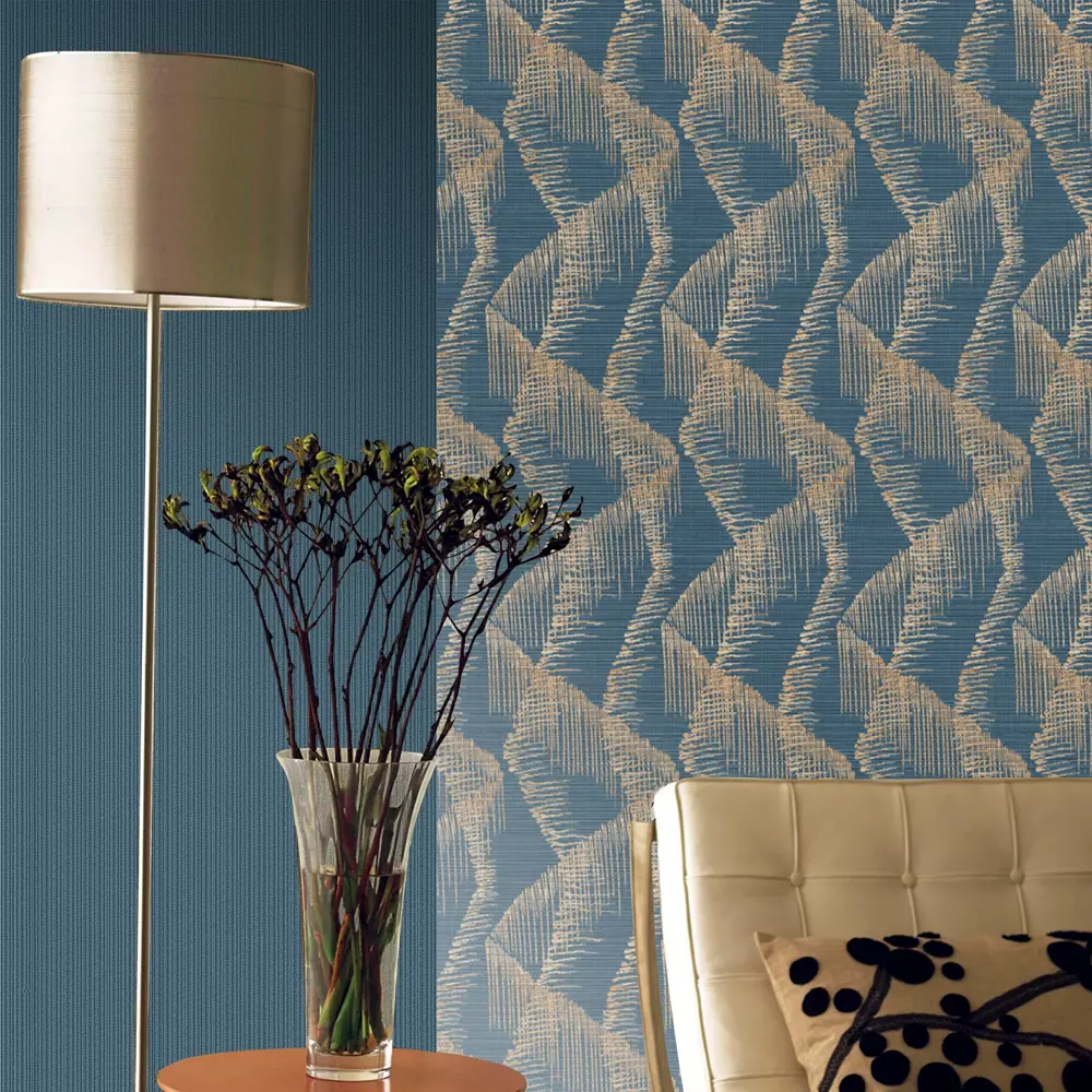 Обои флизелиновые Erismann Jacklin синие 1.06 м 60022-07 STLM-2035711 - Вид №2