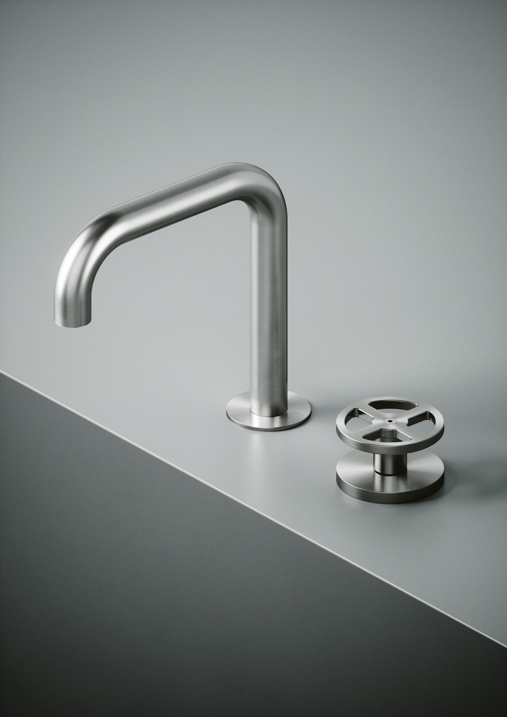 Valvola02. 20 31. Смеситель на два отверстия Quadrodesign - Вид №1