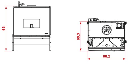 PALAZZETTI Топка для камина на пеллетах класса а ++ sun-id-1452657 - Вид №1