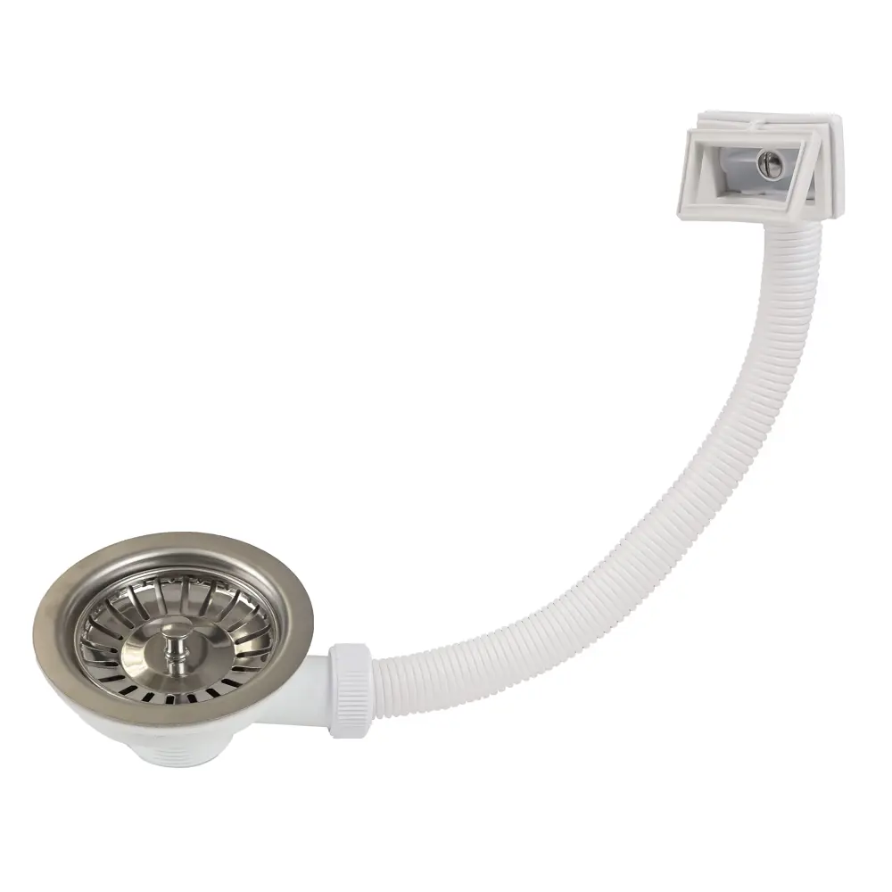 Выпуск EQUATION для кухонной мойки с переливом ø90 мм 18551003 STLM-0011268